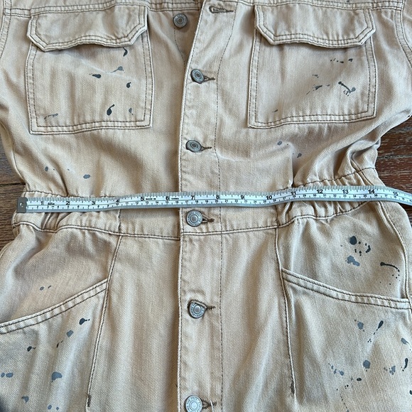 Free People Marci Denim Jumosuit/Coverall - Picture 7 of 8